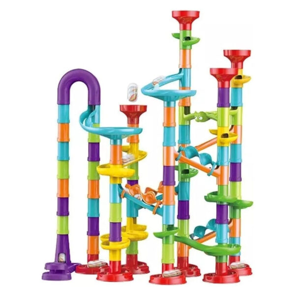Marble Run Building Toy – 142 Pcs STEM Kit for Boys & Girls
