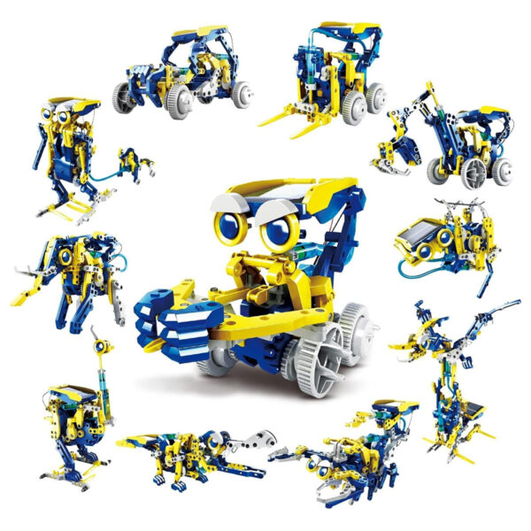 DIY Solar Robot Set – 11-in-1 STEM Toy for Ages 8–12