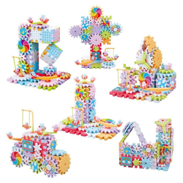 STEM Gear Toy – Electric Interlocking Building Set for Kids 3+